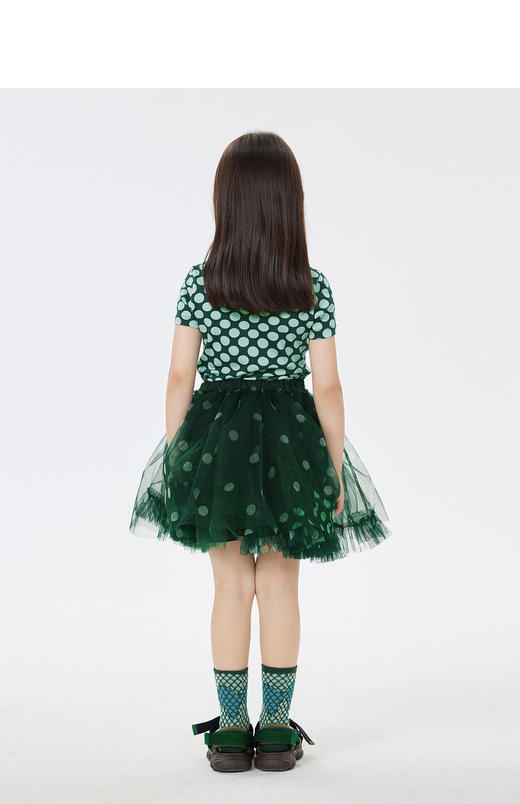 JNBY   23年春款  挺阔层次感网纱短款腰裙  1N2D14400 商品图4