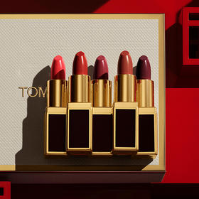 【女神节礼物-送礼袋】Tom Ford/汤姆福特礼盒，TF口红，限量黑管口红五件套礼盒