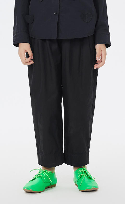 JNBY  23年春款  全棉斜纹不易皱长裤  1N2E14630 商品图5