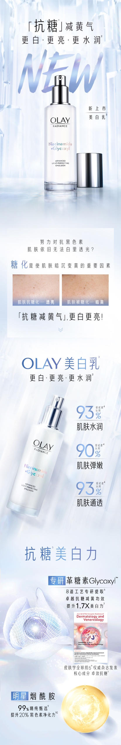 【玉兰油】水感透白光曜水凝乳100ml 商品图2