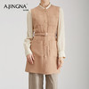 【特价不退换】阿菁娜质感纽扣都市通勤背心马甲裙A26Q103001 商品缩略图2