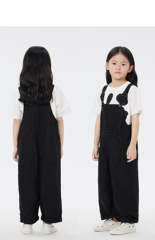 JNBY   23年春款   棉麻背带长裤  1N2E14760 商品图8