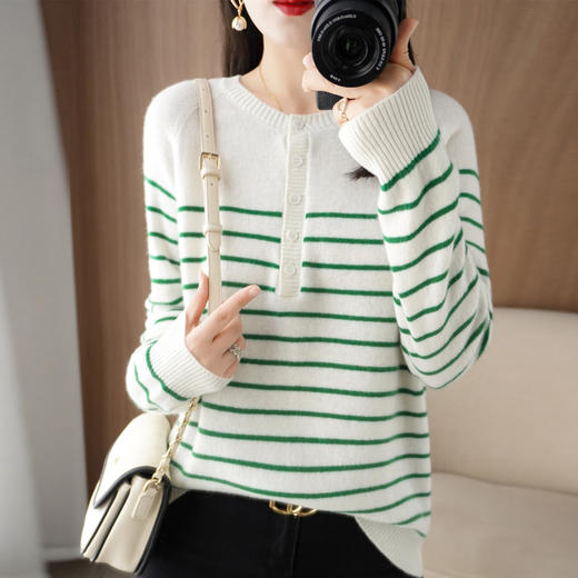 法式复古慵懒风针织衫 商品图3