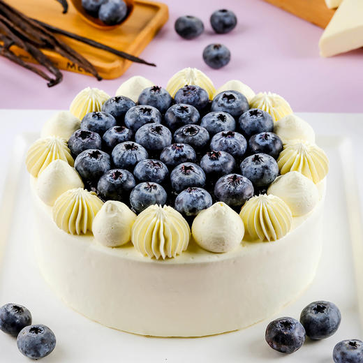 遇·四季-青山越橘 蓝莓希腊酸奶奶油蛋糕 商品图0