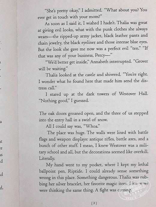 【中商原版】波西杰克逊与奥林匹克 第3部 倪传婧 英文原版 Percy Jackson and the Olympians Book3 The Titan S Curse Rick Riordan 商品图7