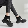 ZHR高帮鞋女2023春季新款厚底棉鞋加绒时尚黑色休闲百搭显瘦女鞋 商品缩略图4