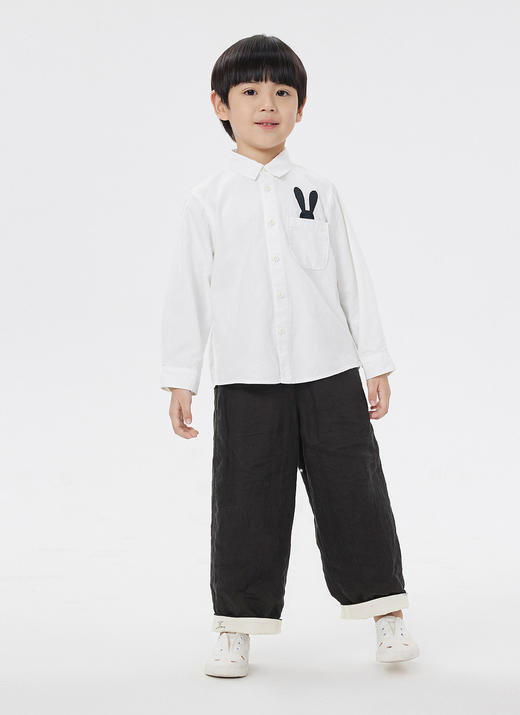 JNBY  23年春款  宽松翻领长袖衬衣  1N2212300 商品图8