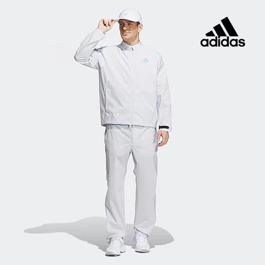 adidas阿迪达斯 男士高尔夫防风防泼水轻薄 雨衣套装 HS9977 商品图1