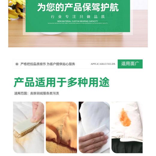 「拍1发3！到手三瓶」欧尼扬羽绒服干洗剂 多功能泡沫清洁剂 免水洗去污渍去油衣物清洗剂清洁工具 商品图3