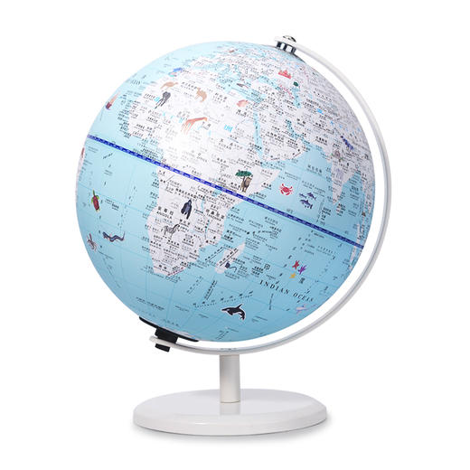 北斗双子座AR智能灯光地球仪20厘米（金属支架） 商品图1