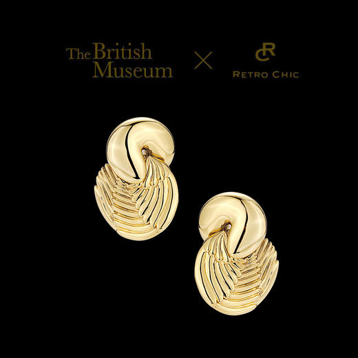 【刘孜同款】大英博物馆联名系列 | 荷鲁斯羽翼耳环 商品图3