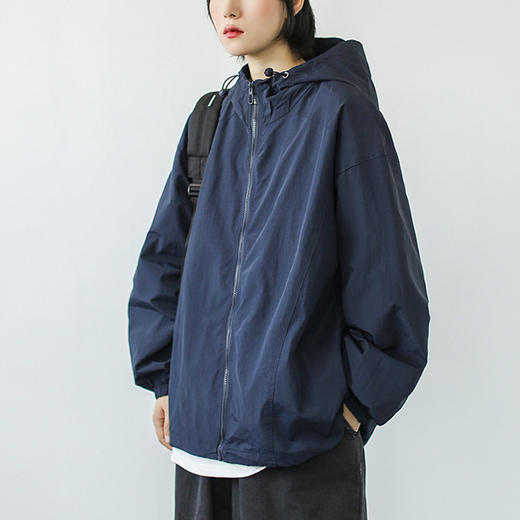 裁缝学苑AQ152 拉链工装连帽外套纸样女装冲锋衣上衣打版裁剪样板 商品图3