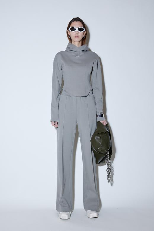 结构连帽修身卫衣 商品图0