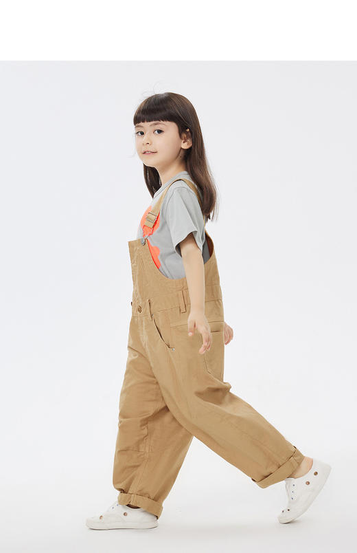 JNBY   23年春款   棉麻背带长裤  1N2E14760 商品图4