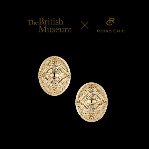 【李蠕蠕同款】大英博物馆联名系列 Retro Chic 埃及之眼耳钉 商品图3