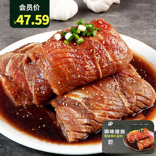 양념돼지갈비韩式正宗腌制调味猪排500g 商品图0