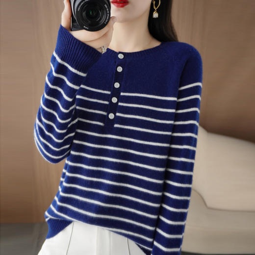 法式复古慵懒风针织衫 商品图2