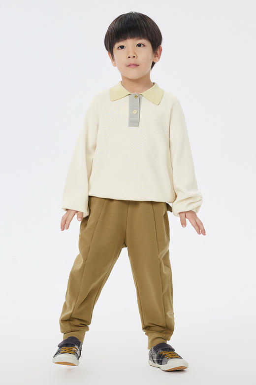 JNBY  23年春款  耐磨弹性锥形长裤   1N2E12680 商品图0