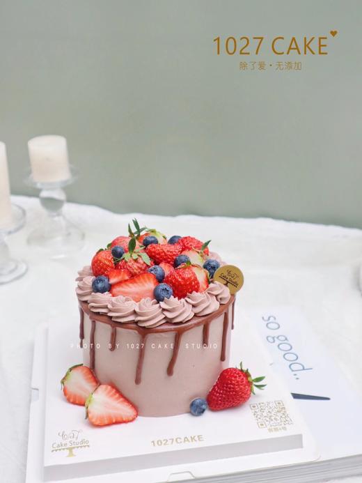 1027CAKE |  巧克力淋面草莓蛋糕 商品图1