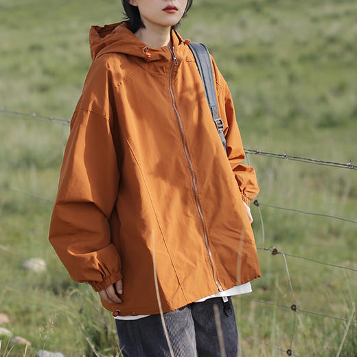 裁缝学苑AQ152 拉链工装连帽外套纸样女装冲锋衣上衣打版裁剪样板 商品图1