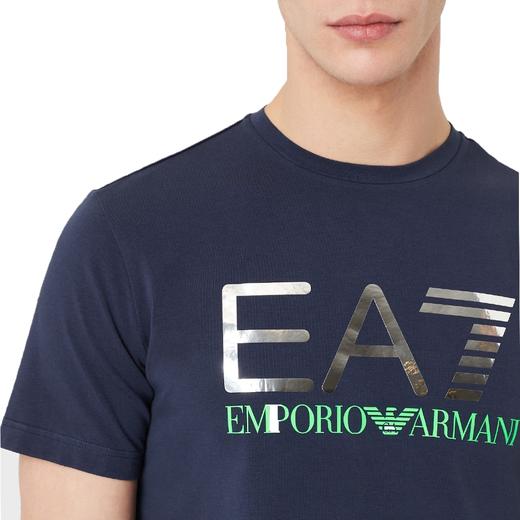 阿玛尼（ARMANI）EA7 高亮反光字母图案男士运动休闲短袖T恤 10599 商品图10