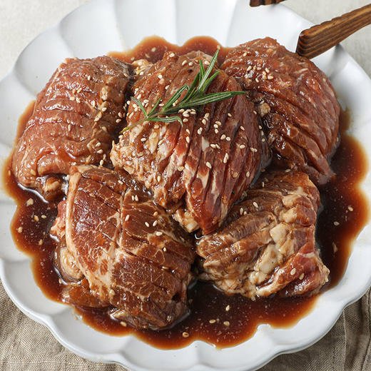 양념돼지갈비韩式正宗腌制调味猪排500g 商品图3