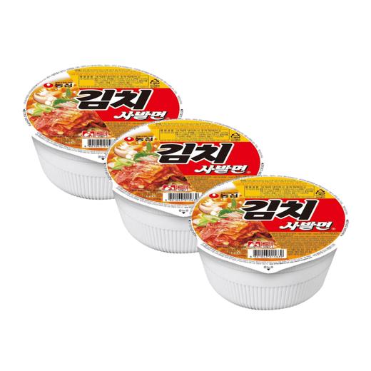 【捆绑】农心 辣白菜拉面小碗86g*3 商品图0