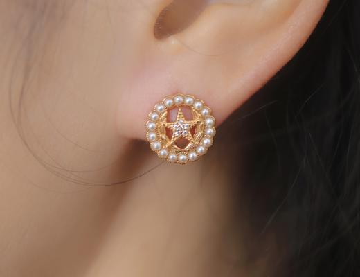 【连理枝系列首饰】原创设计珍珠项链、手链、戒指、耳钉系列n 商品图6