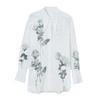 谜底衬衫女23春大廓型玫瑰印花休闲宽松中长款时尚衬衣235MC6019 商品缩略图4