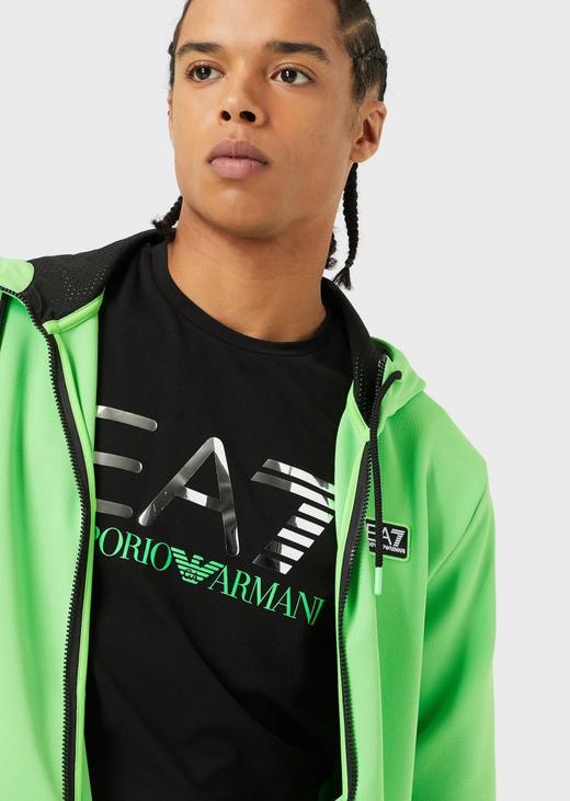 阿玛尼（ARMANI）EA7 高亮反光字母图案男士运动休闲短袖T恤 10599 商品图9