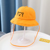 心选丨【防飞沫儿童渔夫帽】幼儿防护帽子宝宝隔离帽遮脸可拆卸儿童盆帽可爱 商品缩略图3