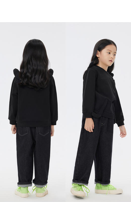 JNBY  23年春款 立体小兔子图案套头卫衣  1N2411680 商品图10