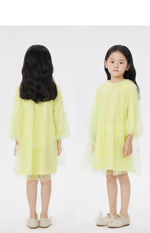 JNBY  23年春款  柔软细纱短袖连衣裙  1N2G13780 商品图3