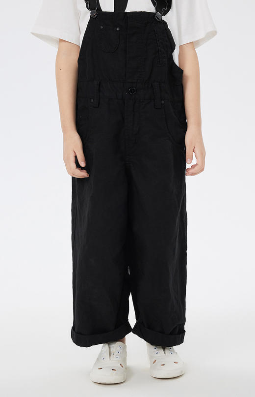 JNBY   23年春款   棉麻背带长裤  1N2E14760 商品图7