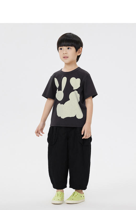 JNBY  23年春款  棉麻柔软阔腿长裤  1N2E13850 商品图4