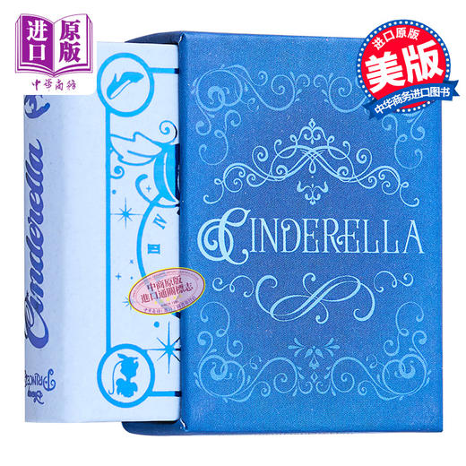 预售 【中商原版】迪士尼灰姑娘 迷你书 Disney Cinderella Tiny Book 英文原版 Brooke Vitale 动画 卡通 公主 影视 童话 商品图1
