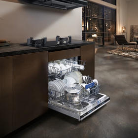 西门子（SIEMENS）超感舱12套洗碗环流烘干96H长效储存SE43HB00KC 12套洗碗机 黑色面板