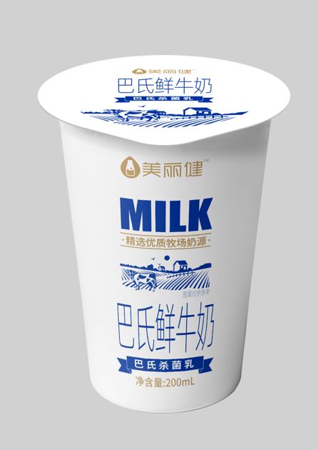 美丽健巴氏鲜牛奶200mL 商品图0
