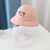 心选丨【防飞沫儿童渔夫帽】幼儿防护帽子宝宝隔离帽遮脸可拆卸儿童盆帽可爱 商品缩略图2