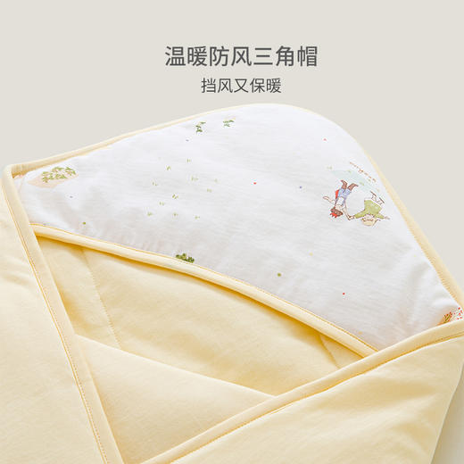 英氏婴儿田园大抱被男女宝宝薄夹棉包被2023春夏新款YEBAJ0P006A 商品图1