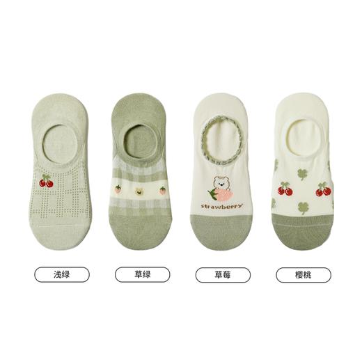 都市丽人休闲系列精梳棉袜子中厚隐形袜LC3DB5 商品图1