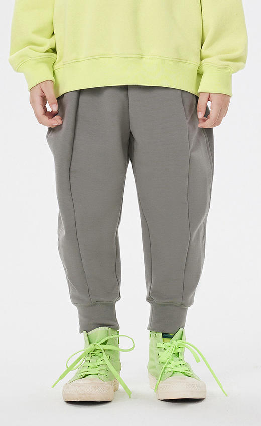 JNBY  23年春款  耐磨弹性锥形长裤   1N2E12680 商品图6