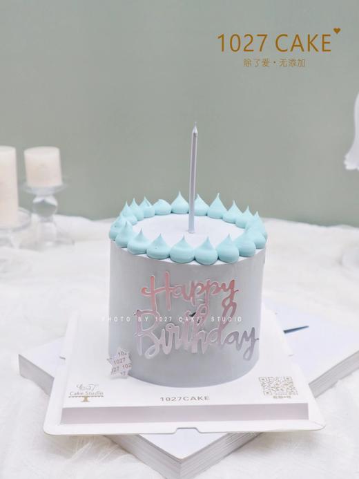 1027CAKE |  ins风 简约 简洁 冷淡风 灰色 商品图0