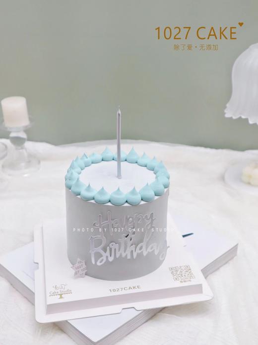 1027CAKE |  ins风 简约 简洁 冷淡风 灰色 商品图1