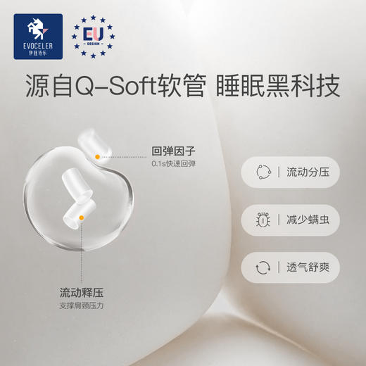【会员清仓专享】 英国伊维诗乐婴儿定型枕透气0-1岁新生儿宝宝枕头 商品图5
