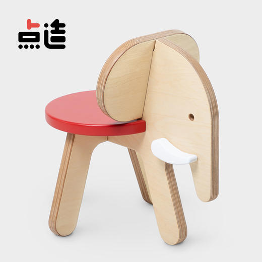 （LFK会员福利特惠）点造原创-红色动物椅 商品图1