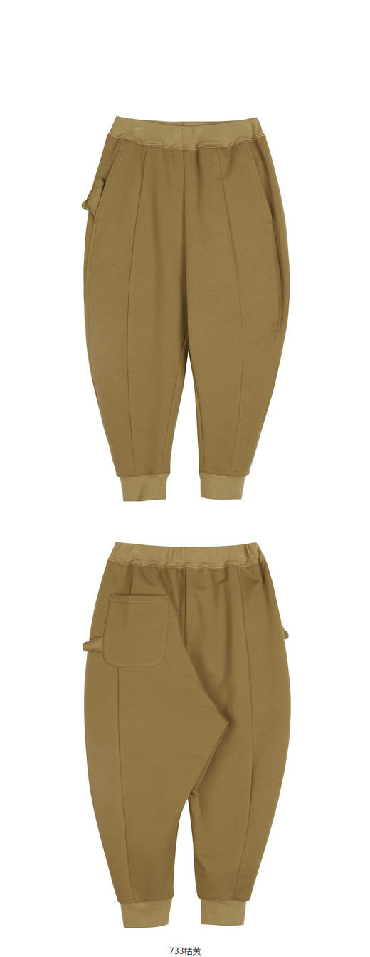 JNBY  23年春款  耐磨弹性锥形长裤   1N2E12680 商品图10