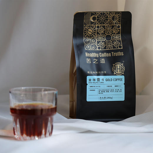 苦之道牌金咖壹号咖啡豆250g/袋 商品图4