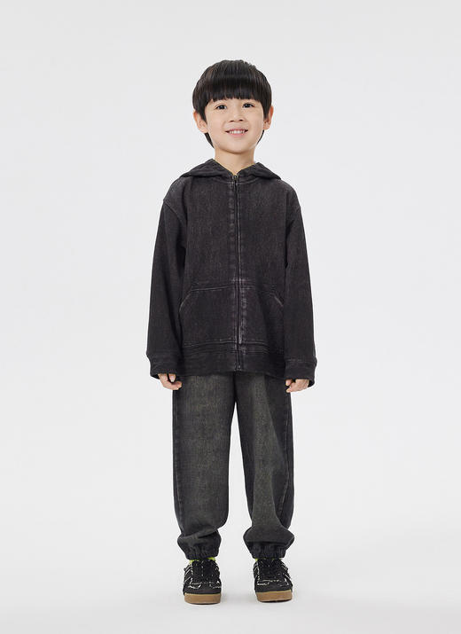 JNBY  23年春款  牛仔连帽开襟卫衣  1N2411810 商品图8