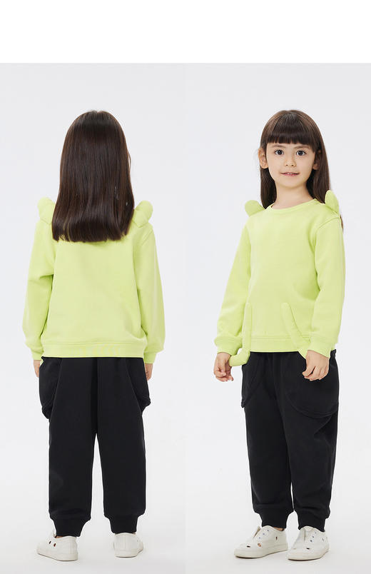 JNBY  23年春款 立体小兔子图案套头卫衣  1N2411680 商品图7